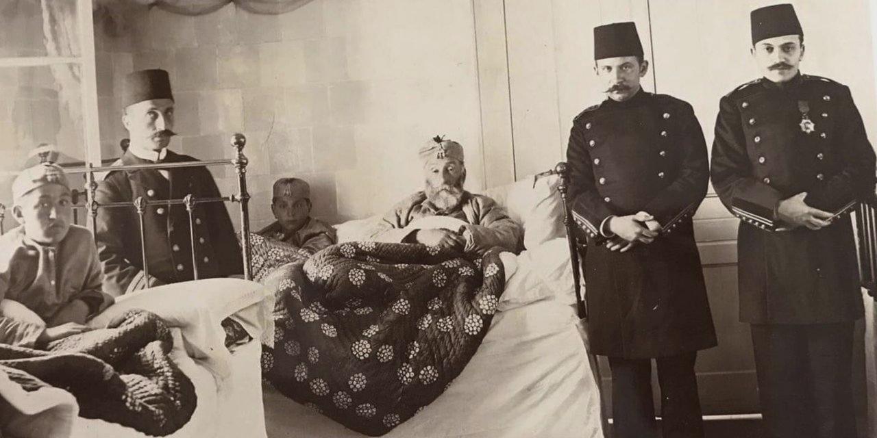 صورة أخيرة للسلطان عبد الحميد الثاني قبل وفاته وبعد عزله
